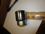 S-k Sk Tools Usa 1-3/8" 12 Point 3/4 Inch Drive Chrome Socket 47144. Fixed Price $10.00.