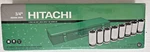 Hitachi 3/4" 8-PIECE Sae Deep Impact Hex Driver Square Set Taiwan Case. Fixed Price $160.62.