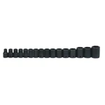 1/2" Drive, Piece Shallow Impact Socket Set, Point, Williams JHWMS-4-16RC. Fixed Price $142.47.