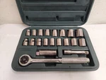 Allen Tools Usa 3/8 Drive 20 Pcs Standard & Metric Socket Ratchet 11913 Set Euc. Fixed Price $60.00.