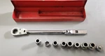 Mac Tools #vrf Series 10 Pc Pass-thru Flex End Ratchet Socket Set Sae/mm. Fixed Price $80.00.