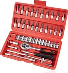 Beaiguna 46PCS Small Socket Ratchet Wrench Screwdriver Set, 1/4 Inch Metri. Fixed Price $19.98.