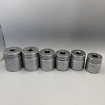 Snap-on Tools Usa 6PC Large Sae 1-3/16" 1-1/2" Socket Set Lot, Drive. Fixed Price $135.00.