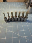 Snap-on Tools 207EFAMY 4MM-10MM 3/8" Drive 7-PIECE Metric Hex Socket Set. Fixed Price $154.00.