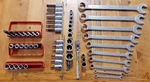 Mac 55-PC Mixed Set: Allen Sockets, Wrenches, 1/4" Ratchet. Fixed Price $249.50.