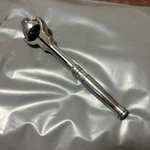 Snap-on TNF72 1/4" Drive Round Swivel Head Ratchet Used. Fixed Price $160.00.