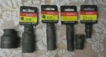 Lot Of 6, Ampro, 3/8" Drive, Point, Deep Impact Socket, Sae Standard. Fixed Price $39.99.