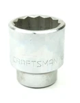 Craftsman -v- 1-1/2" 12 Point Shallow Chrome Socket 3/4" Drive 47782 Usa. Fixed Price $13.50.