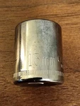 Craftsman Usa 13MM Socket 6 Point 1/4" Drive Inverted G 43514. Fixed Price $9.50.