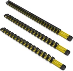 Tools Aluminum Socket Organizer, 3PC Set Yellow Holder Kit 1/2-INC. Fixed Price $68.90.