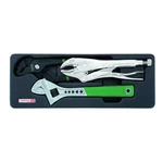 1X Toptul Toolkit - Adjustable Wrenches Locking Pliers Insert The Trolley New. Fixed Price $131.51.