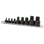 Titan 16138 9-PIECE 3/8 In. Drive Stubby Triple Square Hex Bit Socket Set. Fixed Price $41.75.