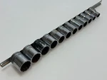 Snap-on Tools Usa 12PC 1/2" Drive 12-POINT Sae 7/16-1-1/8" Shallow Socket Set. Fixed Price $161.49.