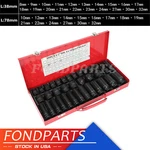 35PCS 1/2 Inch Drive Deep Impact Socket Set Metric Garage Workshop. Fixed Price $46.50.