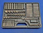 Vintage Craftsman Pc Metric & Sae Socket Set 1/4" 3/8" Drive 33084 Usa. Fixed Price $200.00.