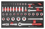 Teng TEFSK44 Piece Mixed Drive 12 Point & 6 Socket Accessory Set. Fixed Price $422.82.