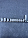 11PC Craftsman Usa Nos 3/8 Drive Point Easy Read Socket Set Sae 1/4 -13/16. Fixed Price $36.95.