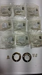Lot Of 10 Metal Heavy Duty Closet Pole Sockets Sterling Rods Up 1-3/8". Fixed Price $19.95.