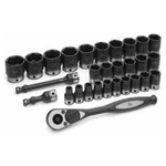 Grey Pneumatic 82629M Piece 1/2" Drive Metric Point Duo-socket Set. Fixed Price $276.01.