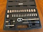 Stanley Mechanics 40 Piece Socket Set - Very Good Condition STMT71648. Fixed Price $27.95.