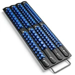 Horusdy 80-PIECE Socket Organizer: 1/4, 3/8, 1/2-INCH, Premium Holders. Fixed Price $27.80.