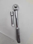 Vintage Sk Tools 3/8" Ratchet Round Head Knurled Handle Chrome 45170 Extension. Fixed Price $24.95.