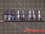 Snap On Of 10PC 3/8" Drive Sae Stud Installer Socket Set 1/4" 1/2" CJ800-1. Fixed Price $417.99.