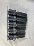 Snap-on Tools 5 Piece Sip Deep Swivel Impact Socket Set 1/2" Drive. Fixed Price $75.00.