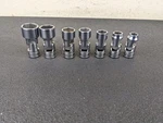 #BN328 Snap On New 206AFSA + 3/8" 6PT Universal Drive Sae Socket Set. Fixed Price $209.95.