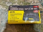 Pittsburgh 40 Pc Tap & Die Set Model #39384 New Sealed. Fixed Price $12.00.