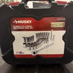 Husky Mechanics Tool Set 37 Piece 1/2 In Drive Sae Mm (1002 338 446). Fixed Price $60.00.