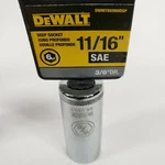 Dewalt Stanley DWMT88990OSP Point 3/8" Drive 11/16" Deep Socket New. Fixed Price $6.39.