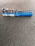 Power Torque 13 Piece 1/4, 3/8 Inch Drive Hex Metric Bit Set (SNP052606). Fixed Price $12.99.