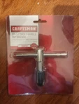 Craftsman 52559 1/4 1/2 Inch T-handle Tap Wrench. Fixed Price $10.00.