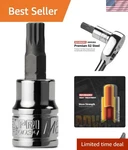 Top-quality 8MM Xzn Triple Square Socket Bit 3/8-INCH Drive Compatibility. Fixed Price $15.99.