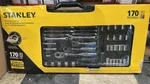 Stanley 96-011 1/4" 3/8" 1/2" Drive 170 Piece Mechanics Tool Set Sae + Metric. Fixed Price $249.99.