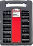 Nos 15886 Craftsman 12 Piece 1/2 Drive Point Deep Laser Sized Impact Sockets. Fixed Price $69.99.