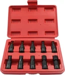 Triple Square Spline Bit Socket Set For 3/8 Inch Drive, 10 Piece. Fixed Price $26.99.