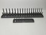 Socket Organizer Holder Set 1/4 & 1/2 Inch Deep Shallow Rails 4-27MM Husky. Fixed Price $26.80.