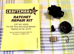 (rare) Craftsman 3/8" Ratchet Kit 43435 Fits 43175 (usa Made). Fixed Price $24.25.