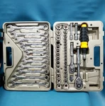 Crescent Mechanics Sockets Wrench Set Case Near Complete Cr-v. Fixed Price $49.99.