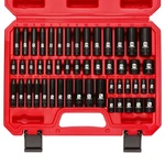 Mixpower 50 Pieces 1/4" Dr. Impact Socket Set, Cr-v, 6 Point, Sae/metric, 5/3.... Fixed Price $44.77.