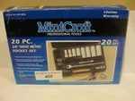 Mintcraft 305-8856 Socket Set METRIC-20-PIECE 3/8" Drive. Fixed Price $47.99.