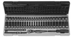 Grey Pneumatic 89653CRD 1/4" Dr Point Pc Fract & Metric Duo Socket Set New!. Fixed Price $235.45.