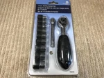 Helping Hand 1/4" 10 Pc Stubby Socket Set FQ20153 Nib Free Shipping!!. Fixed Price $17.95.
