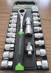 Pittsburgh 21 Pc. Go-thru Socket Set (item 62305) New. Fixed Price $45.00.