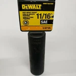 Dewalt By Stanley DWMT73937OSP Socket Dp Im 1/2DR 6PT 11/16IN New. Fixed Price $10.04.
