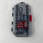 New Husky 1/4 In. Drive 26-PIECE Universal Socket Set With 100-POSITION Ratchet. Fixed Price $40.99.
