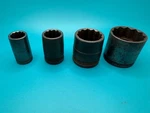 Husky Usa Sockets 1-1/4 (H2929) 1" (H2846) 11/16 (H2705) 9/16 (H2702). Fixed Price $16.29.