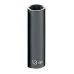 Grey Pneumatic 1013MD 3/8" Drive Deep Metric Impact Socket - 13MM. Fixed Price $15.85.